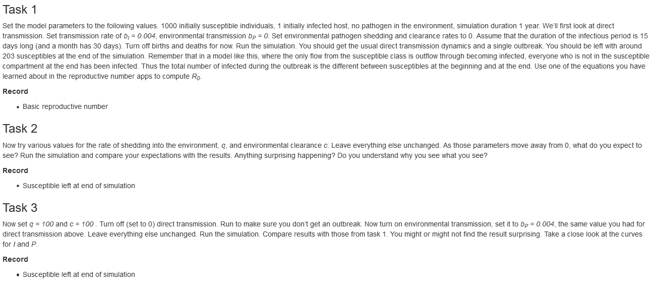 Screenshot of the What to do section of one of the apps.